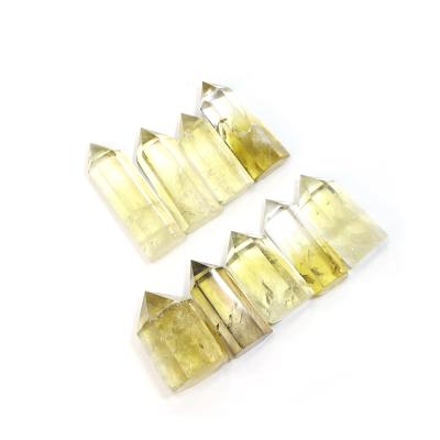 China China New Arrival Magic Wands Points Heap Natural Quartz Crystal Point Citrine Point Tower Bulk With Cheap Price for sale