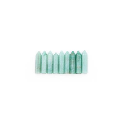 China Europe Factory Small Crystal Point Energy Healing Stone Amazonite Point Tower with Wholesale Price for sale