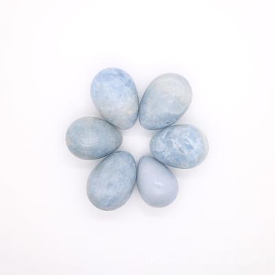 China China Wholesale Natural Jade Quartz Crystal Polished Blue Calcite For Healing Stone for sale