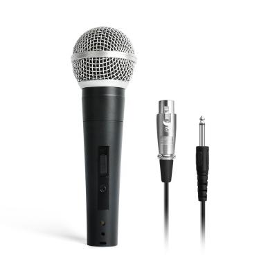 China Handheld Microphone 6.35mm Metal Handheld Karaoke Dynamic Microphone For Car Handheld Wired Microphone for sale