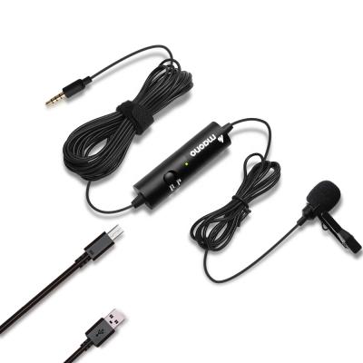 China Professional Lavalier Microphone Conference Microphone Lavalier Microphone 3.5mm Plug Rechargeable Lapel Microphone for sale