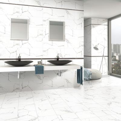 China Rustic Tiles 300x600x8mm Super White Matte Porcelain Tiles For Wall And Floor for sale