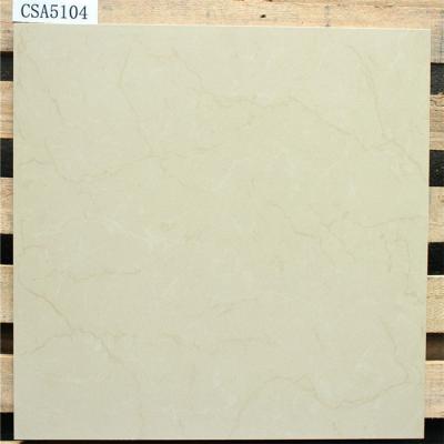 China 50x50cm Low Price Traditional Style Modern Hot Selling Beige Ivory In Africa Unglazed Polished Floor Tile for sale