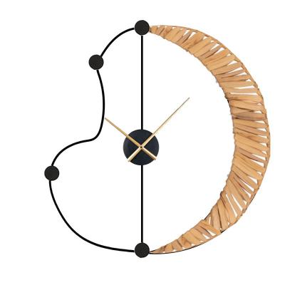 China New Design Antique Style Customized European Style Modern Minimalist Wall Clock For Living Room Decoration for sale