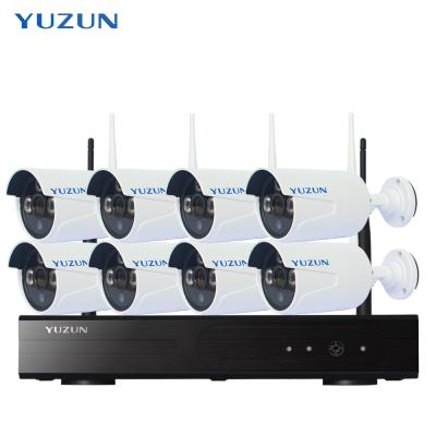 China NIGHT VISION 8 channel 500m distance 960p cctv nvr wireless kit outdoor security system with 70m night vision for sale