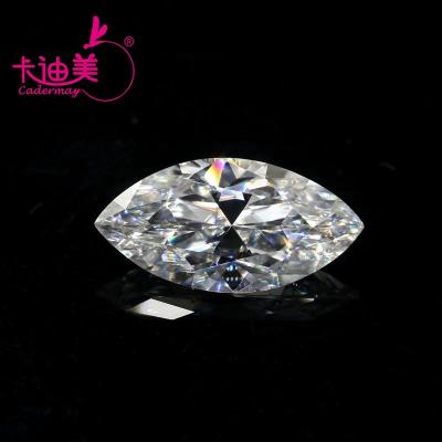 China Color or Fancy Set 1ct White Loose Synthetic Moissanite Marquise Cut Marquise Moissanite Diamonds 5x10mm 3ct D VVS1 Fire Moissanite For Jewelry for sale