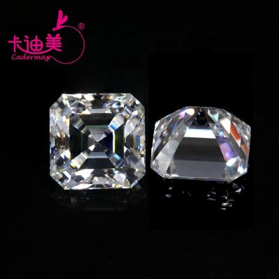 China High Quality Asscher Color Game Or Fire Cut Loose Moissanite Moissanite 3ct Diamond DEF Color Fancy For Ring Earrings Pendant Jewelry for sale