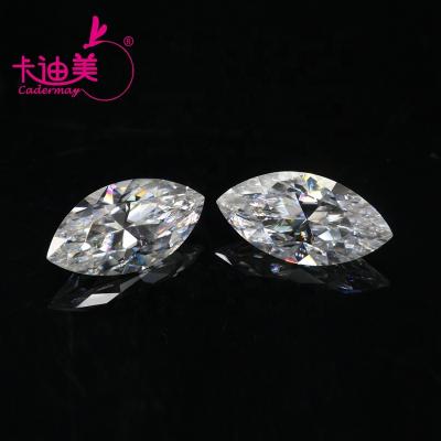 China Jewelry making Cadernay wholesale price loose synthetic marquis stones cut loose moissanite DEF white VVS for ring making for sale