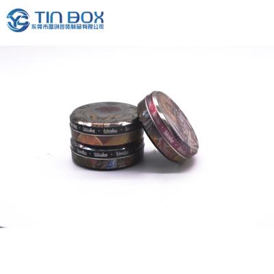 China Recyclable Custom Designed Cr Round Biscuits Metal Mint Tin Box Cans Jar Eco Friendly All Metal Packaging for sale