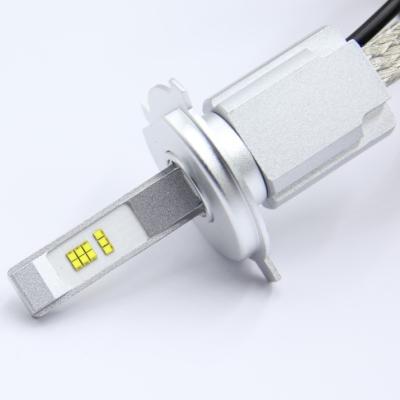 China Brightest Auto Motorcycle Car LED Headlight H4 HB3 9006 H15 H13 Heat Belt Cooling LED Kit H4 LED Car Bulb 4 Runner for sale