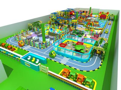 China High Capacity Indoor Playground Equipment Consist Of Soft PU And High Density Foam for sale