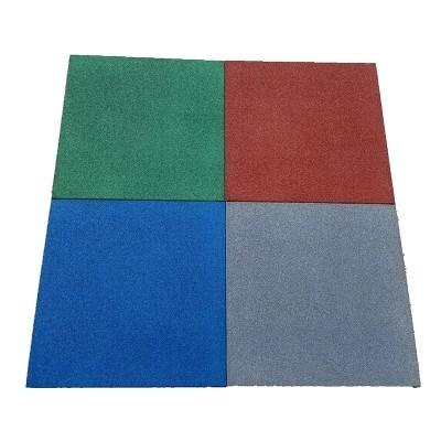 China Different Thickness Soft Playground Flooring , Customized Color Play Area Rubber Flooring for sale