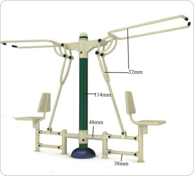 China KQ7159B Playground Fitness Equipment , Adults Or Kids Fitness Playground Use In Park for sale