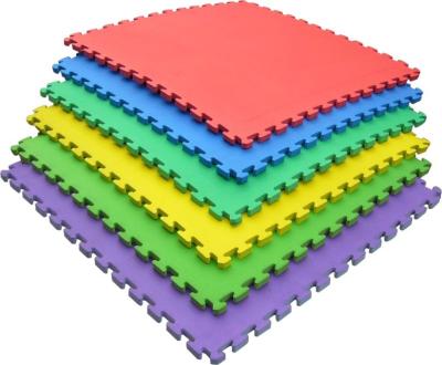 China 2cm Non Toxic Play Mat / Soft EVA Interlocking Foam Floor Mats Color Customized for sale