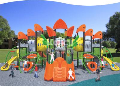 China Residential / Park Outdoor Playground Equipment Plastic Coating Stage With 50-80 Capacity for sale