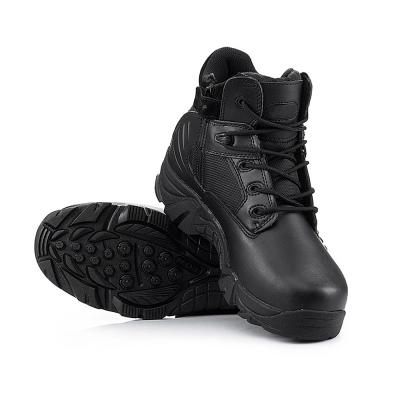 China Waterproof Tactical Boots Mens Special Forces Combat High Top Leather Desert Outdoor Hike Boots for sale