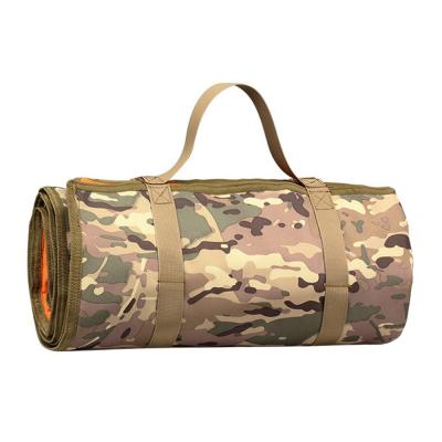 China Camouflage Army Bag Camouflage Oxford Shooting Army Bag Sleep Mat Outdoor Tactical Military Camping Backpack for sale