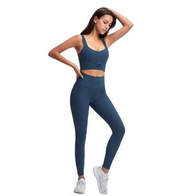 China Breathable Spring Newcomer Sports Bra Push Up Leggings Yoga Set Workout Fitness Set Womens Gym Clothing 2021 for sale