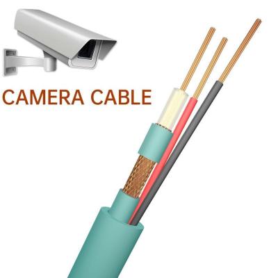 China CCTV Russia Morocco Algeria France 75ohm Coaxial Cable 2C Power KX7 Since CCA Conductor PVC Jacket 75ohm Bare Copper OEM CCTV CATV DBS for sale