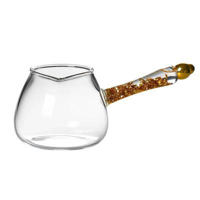 China 100% Viable Good Quality Hand Blown Glass Cup Glass Tea Fair Infuser Mug for sale