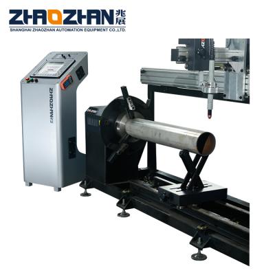 China Building Material Shops 2 Axis CNC Flame Plasma Pipe Cutting Machine For Cutting Metal Pipe for sale