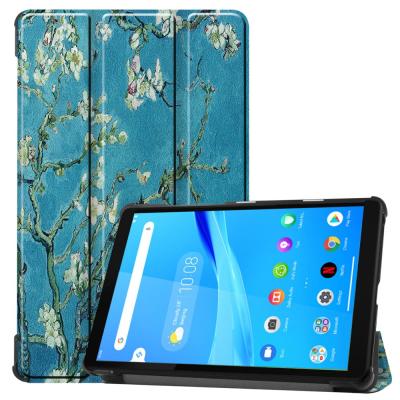 China Protect Ultra Thin Stand Cover PU Leather Tablet Case For Lenovo Tab M8 TB-8505X Cover Plum for sale