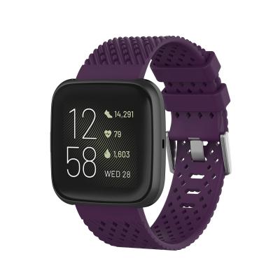 China Universal Fashion Yapears Wrist Band Bracelet Fit Bit For Fitbit versa 1 2 Versa lite Smart Watch Purple for sale