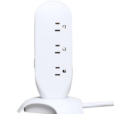 China Power Charging Wholesale Cheap Price Vertical Surge Protector With Power Cord 6 Outlets Indicator Light for sale