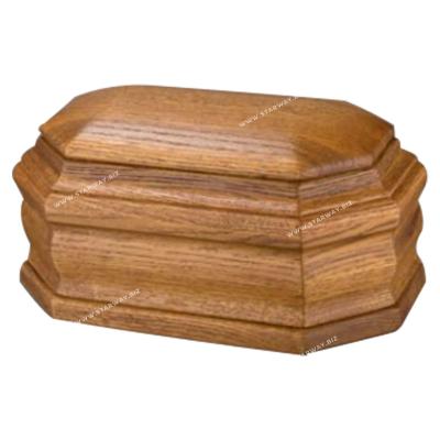 China American Style U1006 Wooden Urns Burial Supplies Ashes Cremation Urns Satin Nature Oak Finish Starway Factory Supply WOODEN URNS for sale