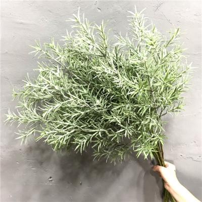 China High Simulation Artificial Green Leaves Real Touch Artificial Leaves Branch for sale