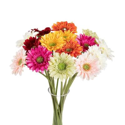 China Wholesale Artificial Silk Colorful Real Touch Nature African Chrysanthemum Wedding Decoration Home Vases Flower Artificial Flower for sale