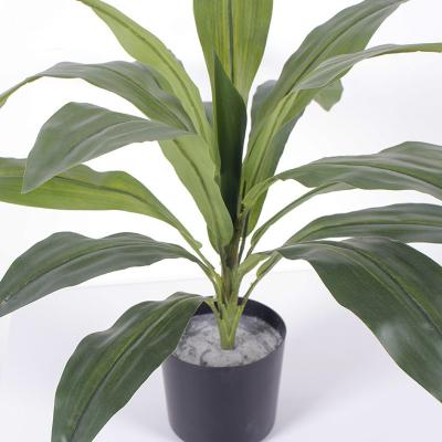 China Wholesale Artificial Green Garden Decorative Plastic Potted Plant for sale