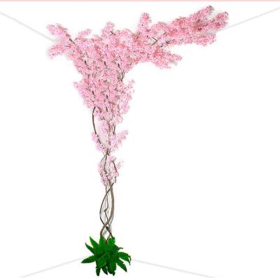 China Minimalist OEM heigh quality artificial cherry blossom flower for wall decoration for sale