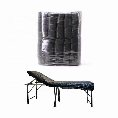 China Waterproof 210x90x20cm Fitted Film Disposable PE Tattoo Dental Massage Table Bed Cover For Studio Easy Cleaning for sale