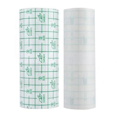 China 20CM Roll Waterproof Tattoo Care 8 In X 10 Yards Plastic Wrap Cohesive Film Aftercare Waterproof Clear Tattoo Bandage for sale