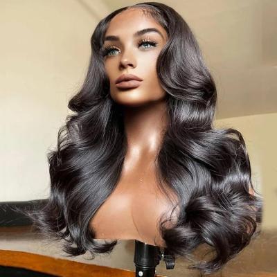 China Other Grade 10A Virgin Hair Transparent Swiss Lace Wigs Unprocessed Human Hair Wigs 40 Inch Body Wave Wig for sale