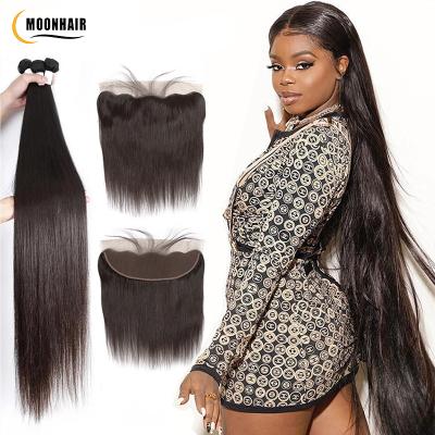 China Vietnamese Curly Curl Hair Bundles With Closures Cuticle Aligned Virgin Hair Straight Frontal With Bundles for sale