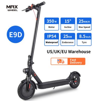 China Maxwheel model E9D electric scooter 350W motor 7.5ah battery unisex m365 scooter for sale