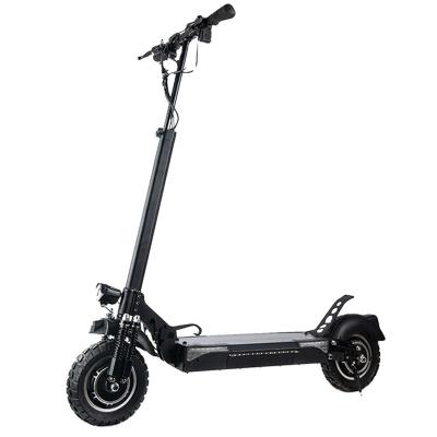 China Sale 48km/h 10inch electric scooter 2 wheel warehouse unisex electric fast e scooter electric scooter for adults with colorful LED T4 for sale