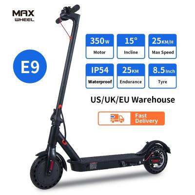 China European Hot Selling Unisex Folding Two Wheel Electric Scooter 120Kg Max Loading Light 36V 350W With Double Brakes for sale