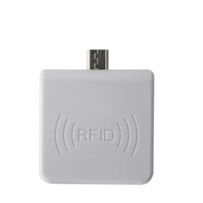 China Long Range 13.56mhz RFID Reader 115*75.5*16.8mm Micro Mini USB NFC Reader Android Mobile Phone Reader for sale