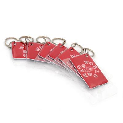 China Smart Key Indicator Epoxy Keyfobs Waterproof / Waterproof Epoxy Keychains 13.56Mhz RFID Access Control for sale