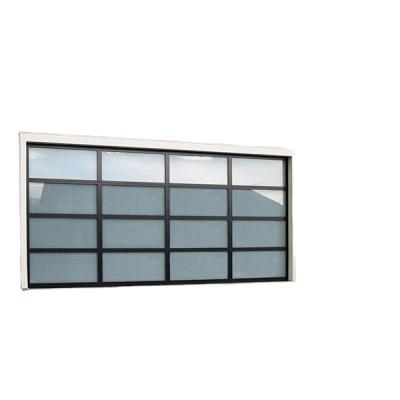 China Modern 16x7 Glass Garage Door Prices for sale