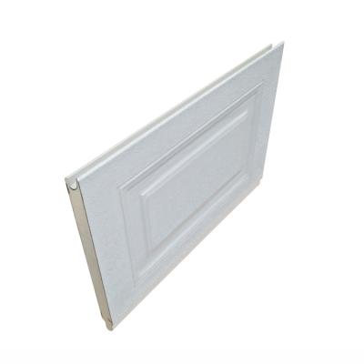 China modern white color steel insulated door panel for garage door for sale