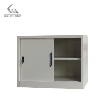 China (Other)Adjustable Backrest Steel With Low Sliding Door Wardrobe Metal Locker Closet for sale