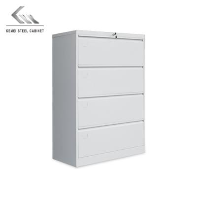 China 4 drawer foldable steel cabinet metal office /home funiture 4 steel filing cabinet for sale