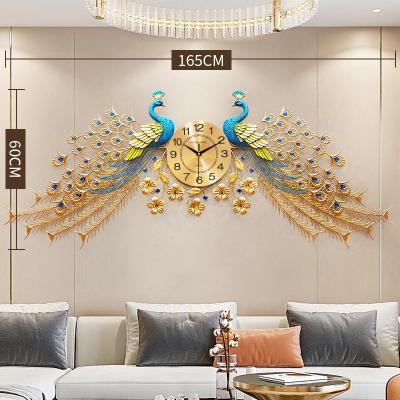 China Antique Style Peacock Wall Clock For Home Decor Antique Style, Waterproof+ECO-Friendly for sale