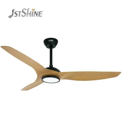 China With Light 1stshine Fancy Plastic Blades No Noise DC Motor Led Light Ceiling Fan for sale