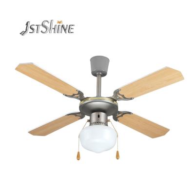 China 1stshine contemporary white 42 inch air cooling ceiling fan 4 blades 1 led ceiling fan for sale