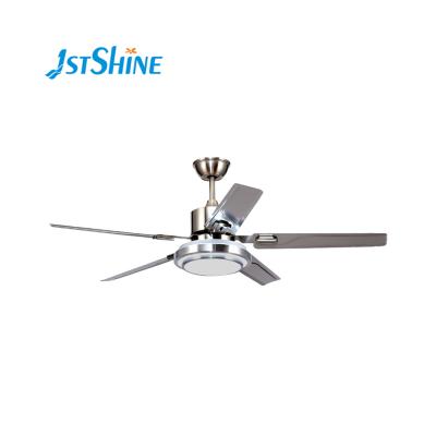 China With Light Popular Metal 1stshine 48inch 5 Blades AC Decorative Electric Ceiling Fan With Remote Control for sale